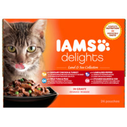 Iams Land & Sea Collection In Gravy Adult Cat Food